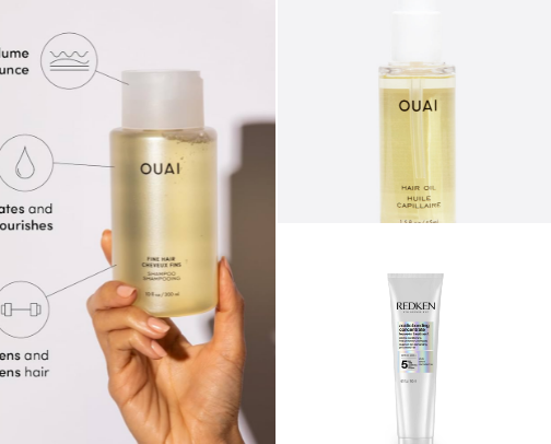 hair care recs! cover photo collage