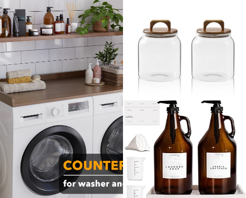 LAUNDRY ROOM MUST HAVES cover photo collage