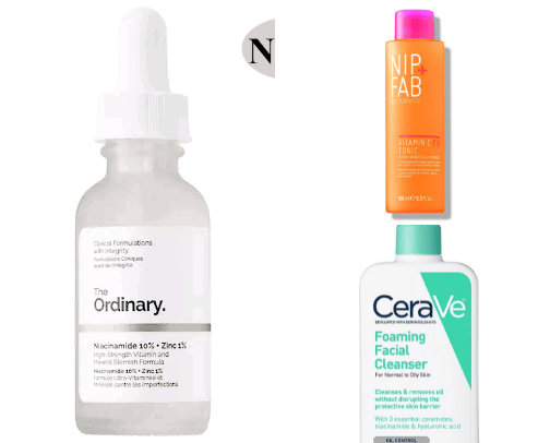 Skincare on a budget! cover photo collage