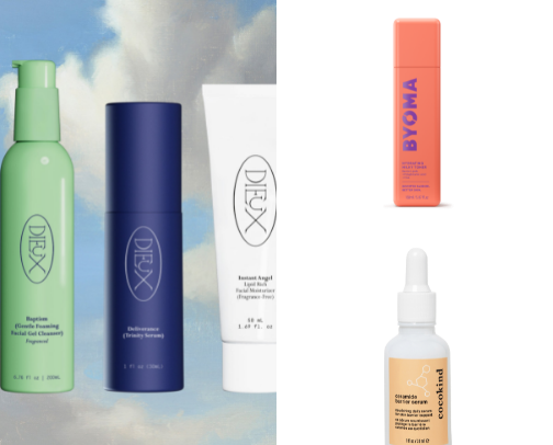Repairing my skin barrier as a dry skin, Tretinoin using, mid 30’s girly! cover photo collage