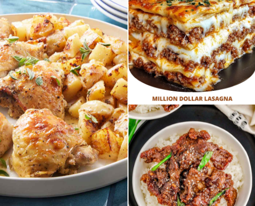 Delicious feel good recipes that’ll have your mouth watering 🌮🥙🍔 cover photo collage