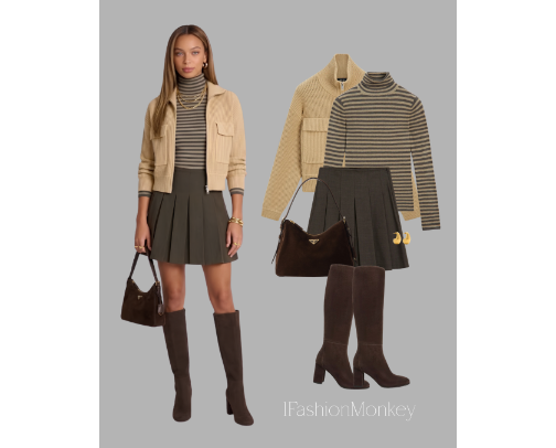 OOTD 983 WOMEN'S FASHION CUTE LOOK FROM MASSIMO DUTTI cover photo collage
