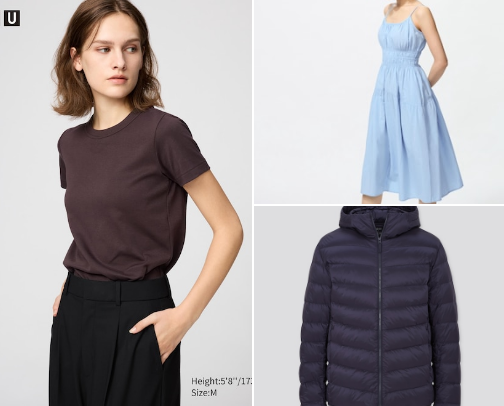 UNIQLO BEST FINDS cover photo collage