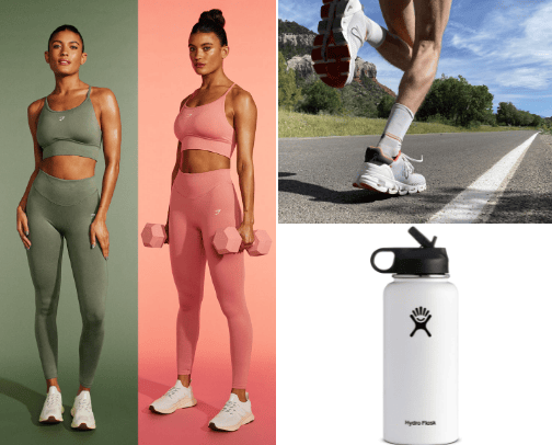 Let's get active! My GO-TO ESSENTIALS! cover photo collage