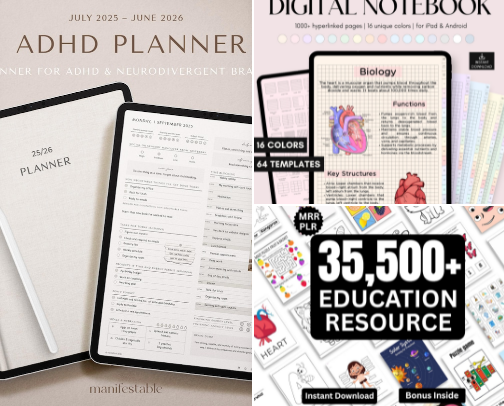Digital Products cover photo collage