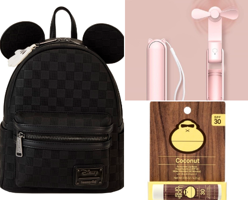 What's in My Disney Park Bag (Mom Edition) cover photo collage