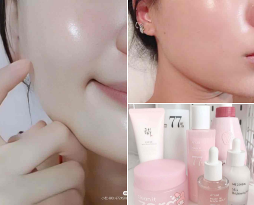 ₊˚⊹♡ flawless skin for flawless beauties cover photo collage