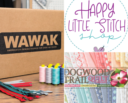 Where to shop for quilting fabric & notions cover photo collage