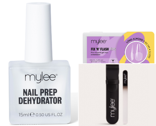at-home gel manicure kit cover photo collage