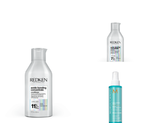 Hair products cover photo collage