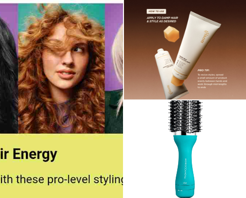 Healthy Hair, Happy you 🩷 cover photo collage