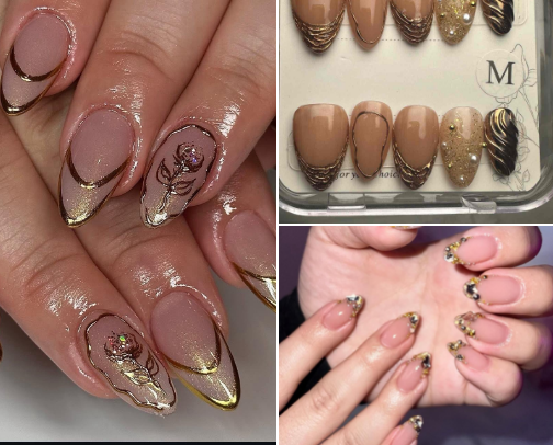 Nails 🎀💅💕 cover photo collage