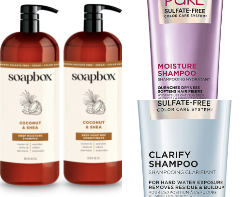 Hair Products cover photo collage