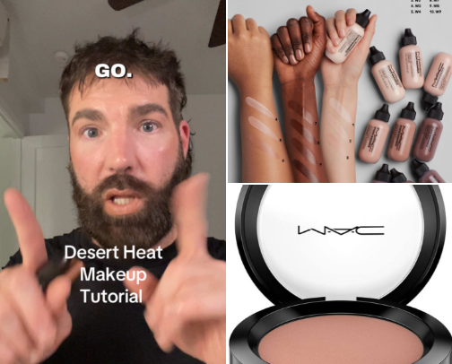 Desert Sands Glam Look cover photo collage