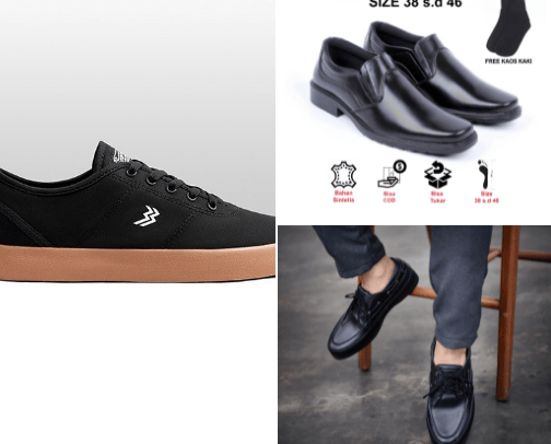 Trending men's shoes cover photo collage