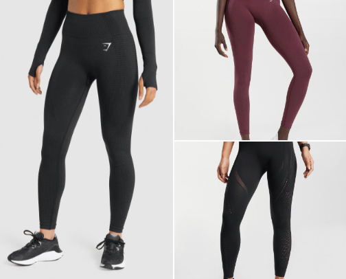 Workout clothes cover photo collage