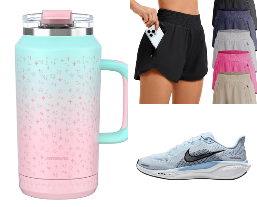 At-Home Workout Gear you’ll find in my grader build bedroom closet + workout clothes cover photo collage
