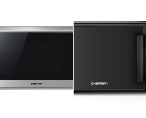Panasonic 1.6-Cu. Ft. Built-In/Countertop Cyclonic Wave Microwave Oven with Inverter Technology in Fingerprint-Proof Stainless Steel cover photo collage