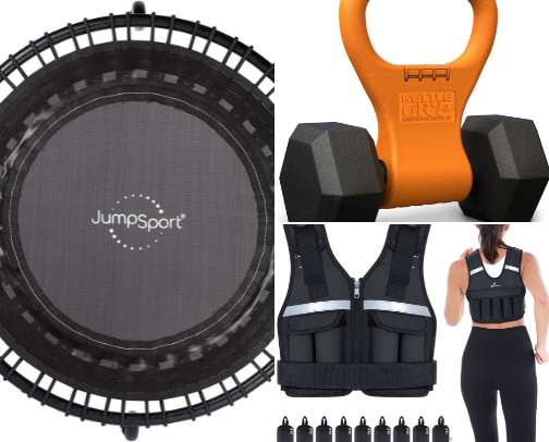 Fitness Equipment I Love as a Perimenopause Coach cover photo collage
