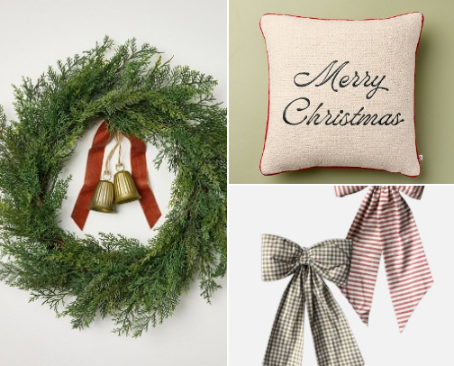 Vintage inspired Christmas decor🎄✨🕯️ cover photo collage