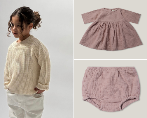 Sustainable Baby & Kids Clothing Finds (Organic, Minimalist & Timeless) cover photo collage