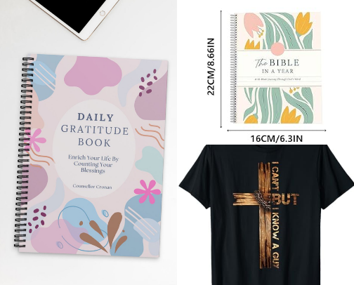 Christian gifts cover photo collage