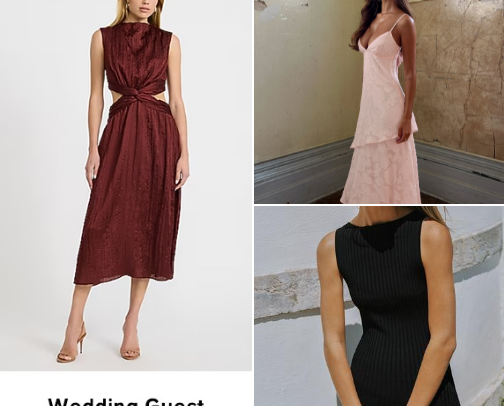 Dress para damas cover photo collage