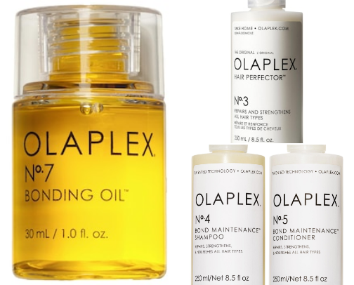 OLAPLEX products cover photo collage