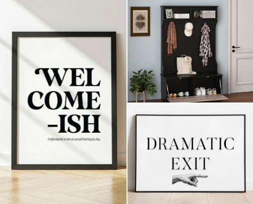 Entry Way Decor cover photo collage
