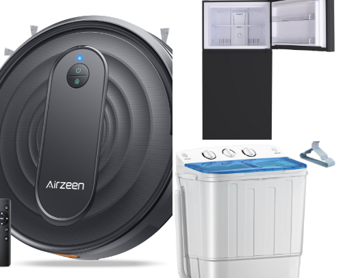 Modern Smart homes and Integrated Technology and Consumer Electric and Appliance cover photo collage