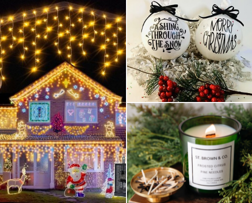 Christmas Essentials & Gift Ideas cover photo collage