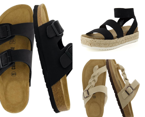 AMAZON: Women's Sandals Collection | Comfortable and Everyday Wear cover photo collage