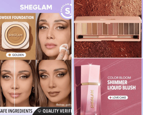 Makeup cover photo collage