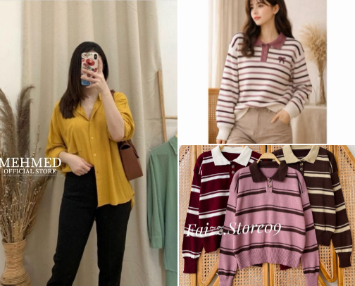Atasan Fashion Wanita cover photo collage