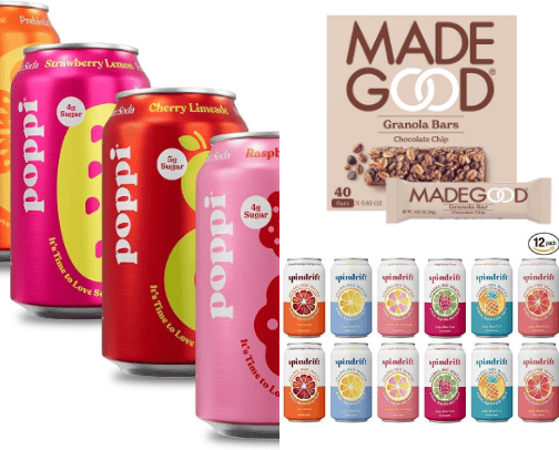 My Fav Snacks/Drinks cover photo collage
