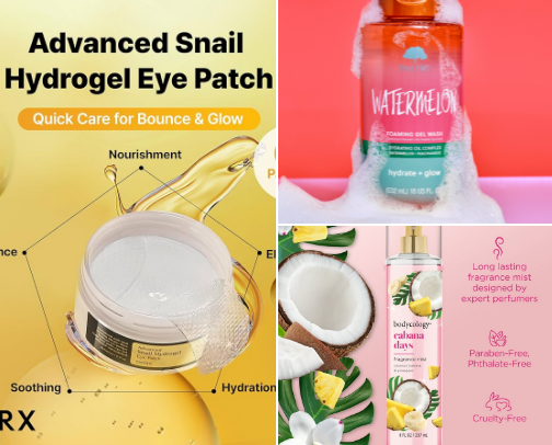 Affordable Shower & Bath-time Luxuries ✨✨✨ cover photo collage