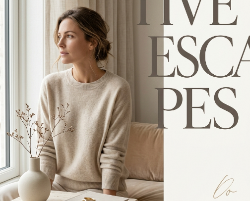 Restorative Escapes — A Cozy Slow Living Edit cover photo collage