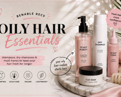 🫧 Hair Care for Oily Hair cover photo collage