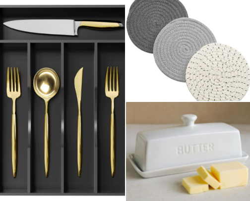 Simple and Stylish Kitchen Essentials cover photo collage