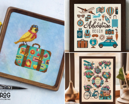 25 Travel Cross Stitch Patterns I Recommend cover photo collage
