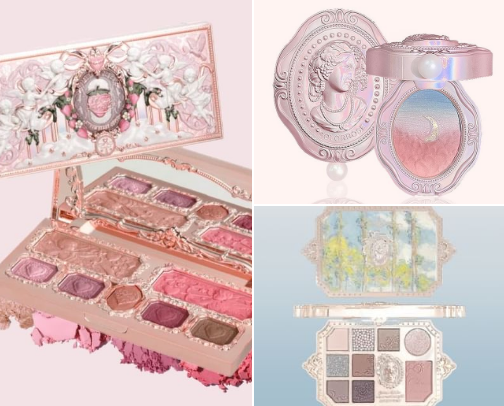 Rococo and Whimsical Inspired Beauty Products cover photo collage