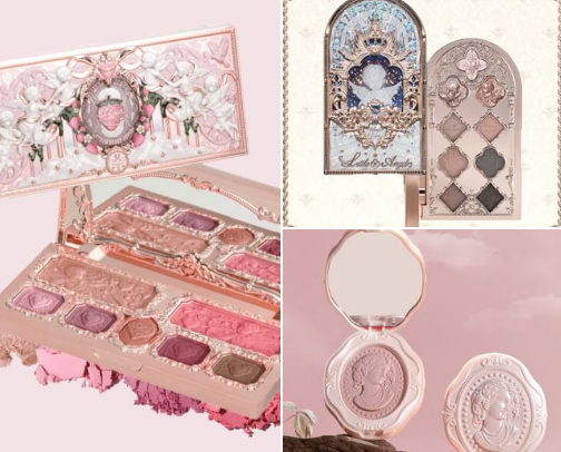 Rococo and Whimsical Inspired Beauty Products cover photo collage
