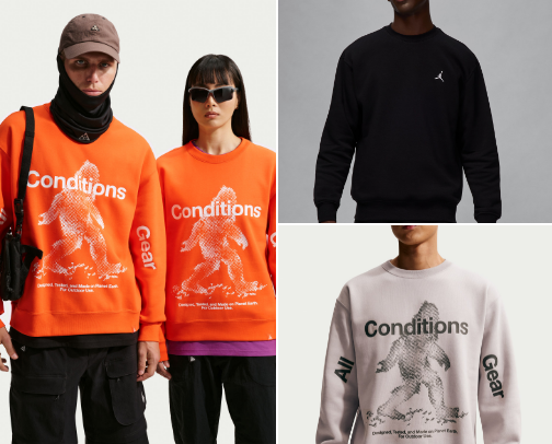 Nike Sweatshirt cover photo collage