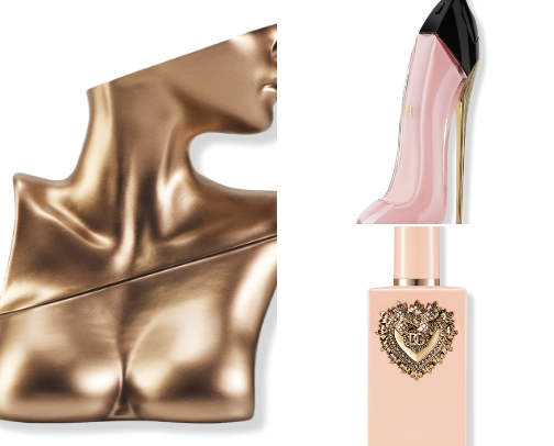 Perfumes for her cover photo collage
