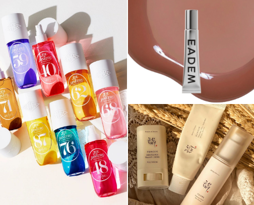 My favorite beauty recs cover photo collage