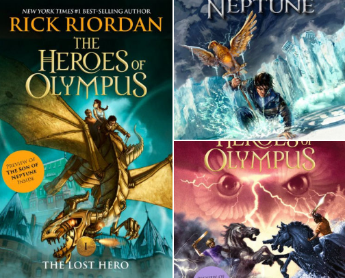 Heroes of Olympus series (could be your next read) cover photo collage