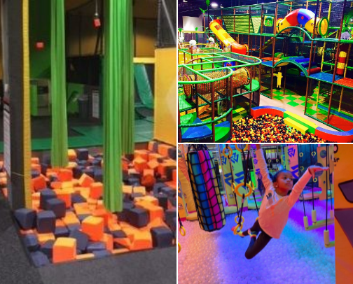 Indoor playgrounds I love in the East Bay cover photo collage
