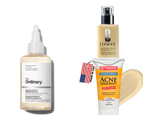 Skincare that solves problems 😇 cover photo collage