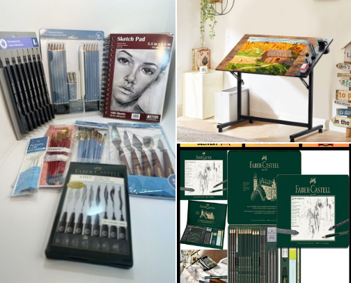 Creative Art Materials for Every Project cover photo collage