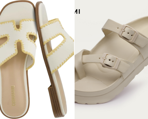 Cute Slides & Sandals cover photo collage